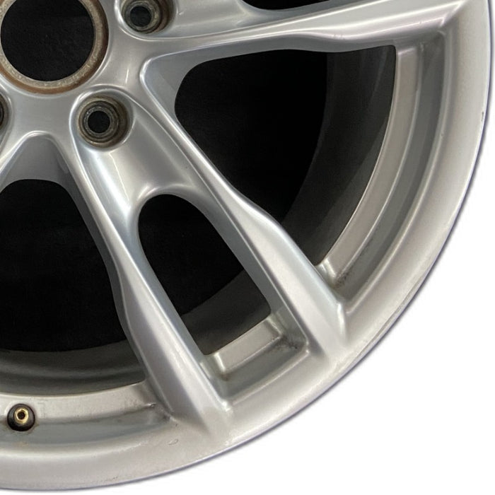 19" PORSCHE BOXSTER 13-16 19x9.5 5 spoke Original OEM Wheel Rim - Close-Up Detail