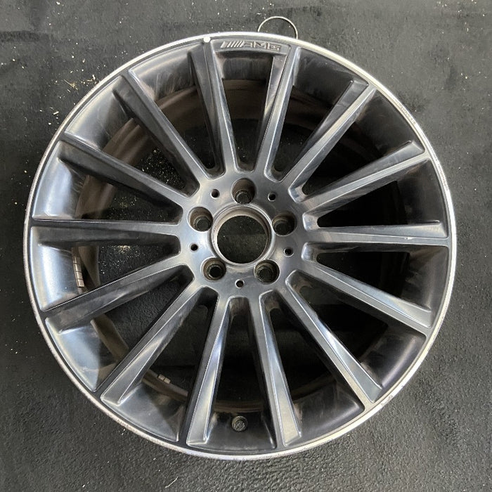 19" MERCEDES C-CLASS 20-21 205 Type C43 Cvertible 19x8.5 14 spoke black with - Front View