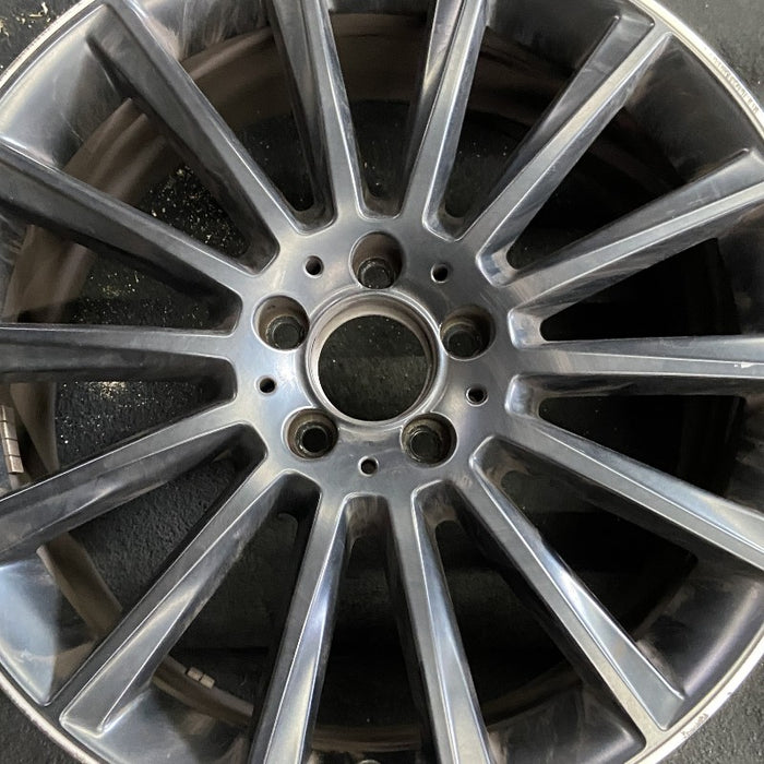 19" MERCEDES C-CLASS 20-21 205 Type C43 Cvertible 19x8.5 14 spoke black with - Angle View