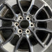 20" SEQUOIA 24 20x8 6 Y spoke black TRD off- Original OEM Wheel Rim - Angle View