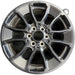 20" SEQUOIA 24 20x8 6 Y spoke black TRD off- Original OEM Wheel Rim - Front View