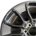 20" SEQUOIA 24 20x8 6 Y spoke black TRD off- Original OEM Wheel Rim - Angle View