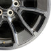 20" SEQUOIA 24 20x8 6 Y spoke black TRD off- Original OEM Wheel Rim - Close-Up Detail