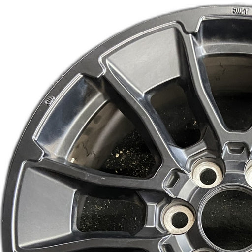 20" SEQUOIA 24 20x8 6 Y spoke black TRD off- Original OEM Wheel Rim - Angle View