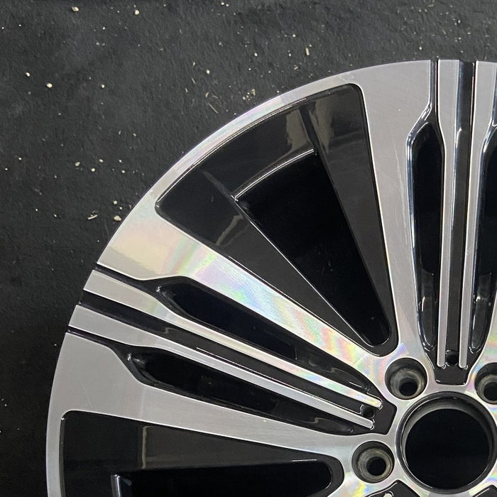 20" EQS-CLASS 22-24 297 Type 20x8.5 5 spoke triple spoke Original OEM Wheel Rim - Side Profile