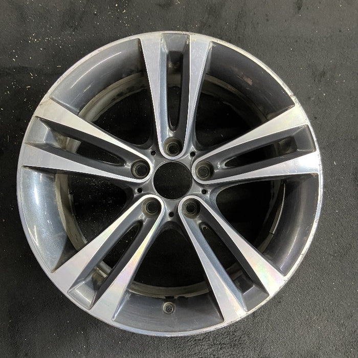 18" BMW 430i 20 18x8 5 spoke double spoke flared spoke Original OEM Wheel Rim - Front View