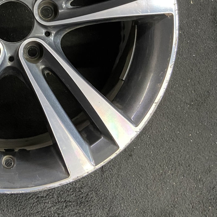 18" BMW 430i 20 18x8 5 spoke double spoke flared spoke Original OEM Wheel Rim - Back View