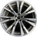 22" X7 19-20 22x10.5, 10 spoke, double spoke Original OEM Wheel Rim - Front View