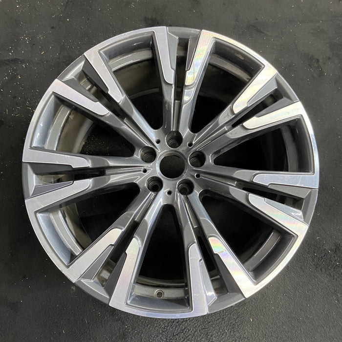 22" X7 19-20 22x10.5, 10 spoke, double spoke Original OEM Wheel Rim - Additional View