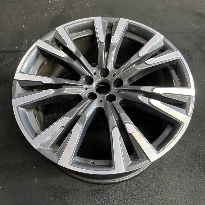 22" X7 19-20 22x10.5, 10 spoke, double spoke Original OEM Wheel Rim - View 7