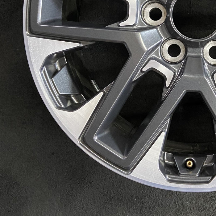 20" SEQUOIA 23-24 20x8 open spoke 6 spoke machined face with black pockets - Additional View
