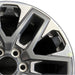 20" SEQUOIA 23-24 20x8 open spoke 6 spoke machined face with black pockets - Side Profile