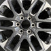 20" SEQUOIA 23-24 20x8 open spoke 6 spoke machined face with black pockets - Angle View