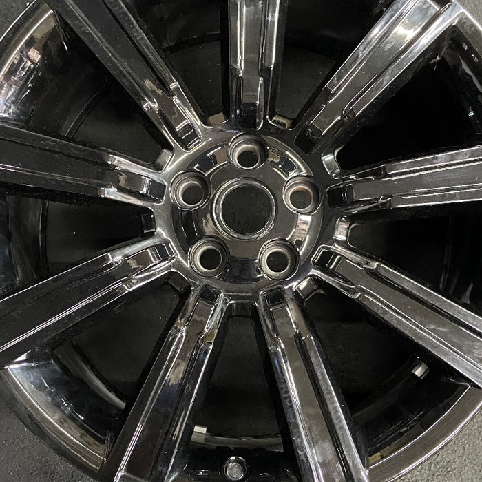 21" RANGE ROVER 17 alloy 21x9.5 9 spoke gloss black Original OEM Wheel Rim