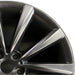 18" 640i GT 18-19 18x8 5 spoke V spoke Original OEM Wheel Rim - Side Profile