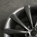 18" 640i GT 18-19 18x8 5 spoke V spoke Original OEM Wheel Rim - Side Profile