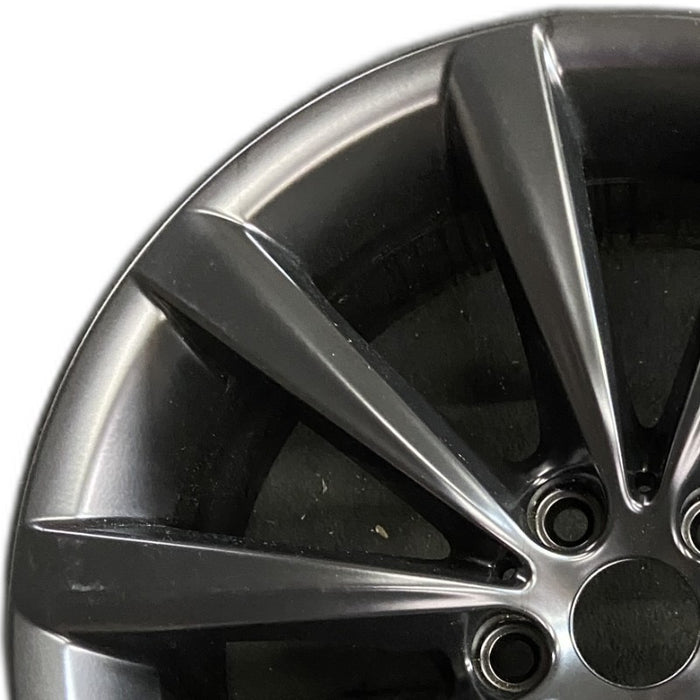 18" 640i GT 18-19 18x8 5 spoke V spoke Original OEM Wheel Rim - Angle View