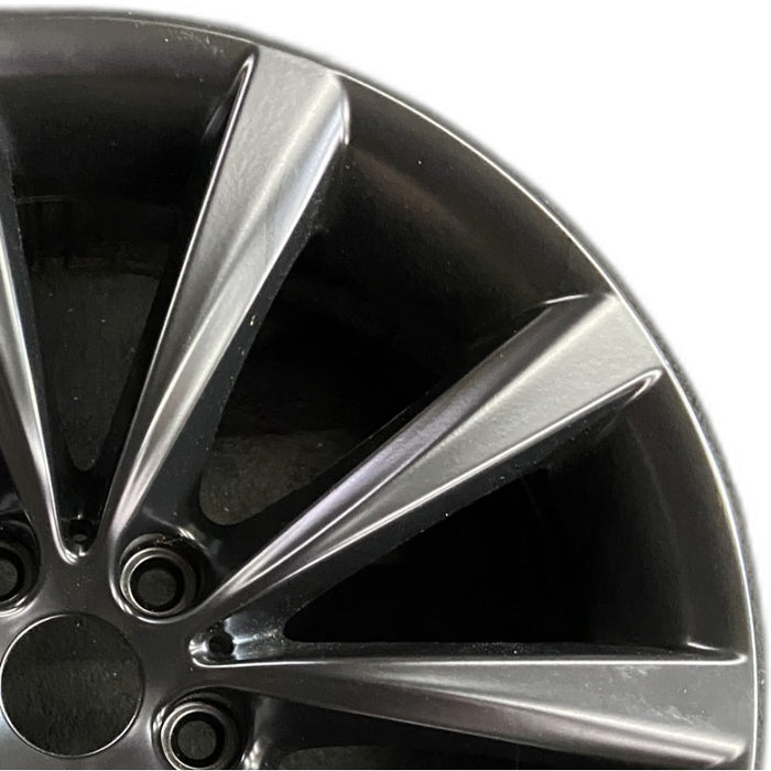 18" 640i GT 18-19 18x8 5 spoke V spoke Original OEM Wheel Rim - Side Profile
