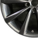 18" 640i GT 18-19 18x8 5 spoke V spoke Original OEM Wheel Rim - Back View