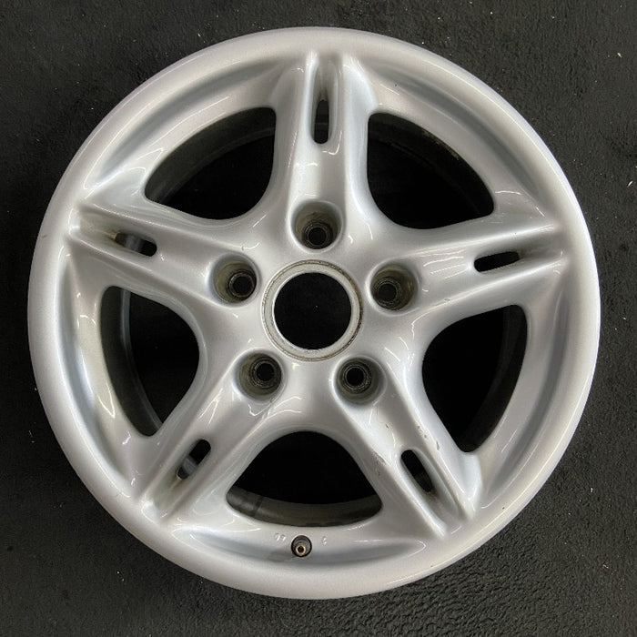 16" PORSCHE BOXSTER 97-04 16x7 rear Original OEM Wheel Rim - Front View