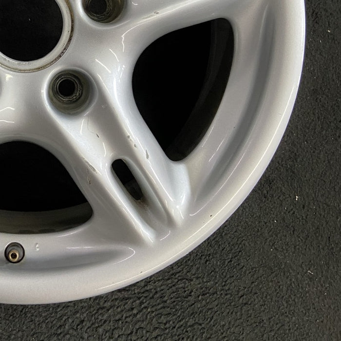 16" PORSCHE BOXSTER 97-04 16x7 rear Original OEM Wheel Rim - Back View