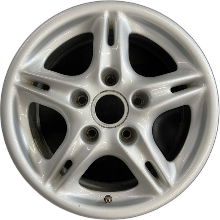 16" PORSCHE BOXSTER 97-04 16x6 frt Original OEM Wheel Rim - Front View