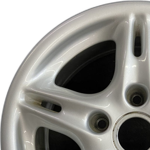 16" PORSCHE BOXSTER 97-04 16x6 frt Original OEM Wheel Rim - Angle View