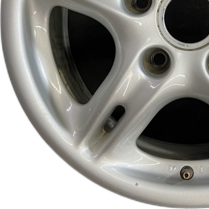 16" PORSCHE BOXSTER 97-04 16x6 frt Original OEM Wheel Rim - Back View
