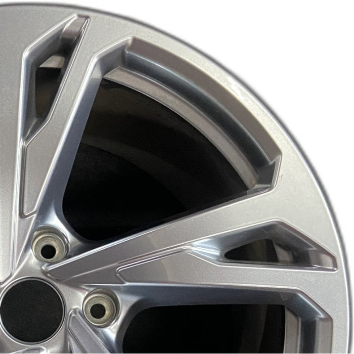 20" E-TRON GT 22-24 20x11 silver Original OEM Wheel Rim - Side Profile