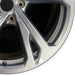 20" E-TRON GT 22-24 20x11 silver Original OEM Wheel Rim - Close-Up Detail