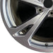 20" E-TRON GT 22-24 20x11 silver Original OEM Wheel Rim - Back View