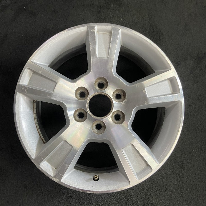 18" ACADIA 07 18x7.5 5 spoke ultra bright finish opt QT5 Original OEM Wheel Rim - Front View
