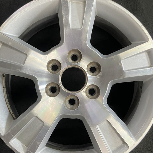 18" ACADIA 07 18x7.5 5 spoke ultra bright finish opt QT5 Original OEM Wheel Rim - Angle View