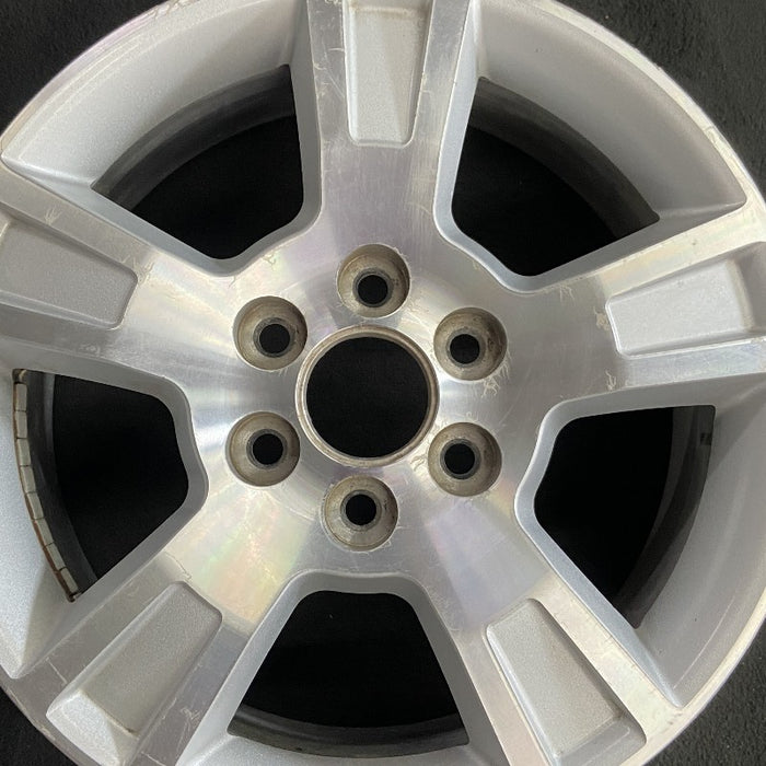 18" ACADIA 07 18x7.5 5 spoke ultra bright finish opt QT5 Original OEM Wheel Rim - Angle View