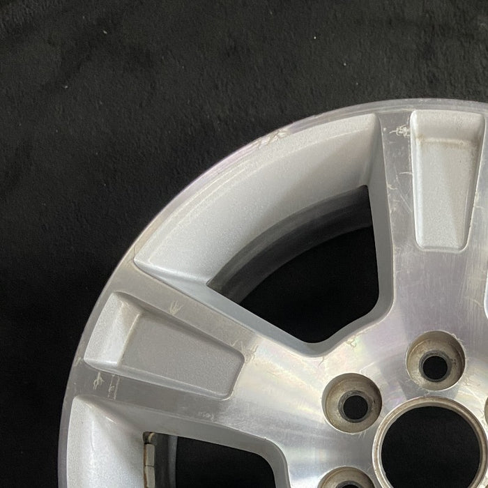 18" ACADIA 07 18x7.5 5 spoke ultra bright finish opt QT5 Original OEM Wheel Rim - Side Profile