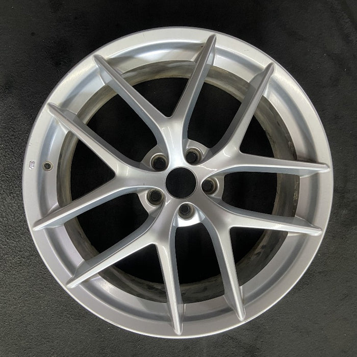 20" STELVIO 18 20x8.5 5 spoke Y spoke Original OEM Wheel Rim - Front View