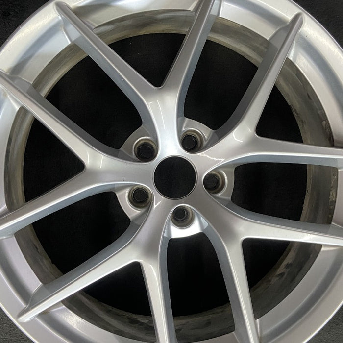 20" STELVIO 18 20x8.5 5 spoke Y spoke Original OEM Wheel Rim - Angle View