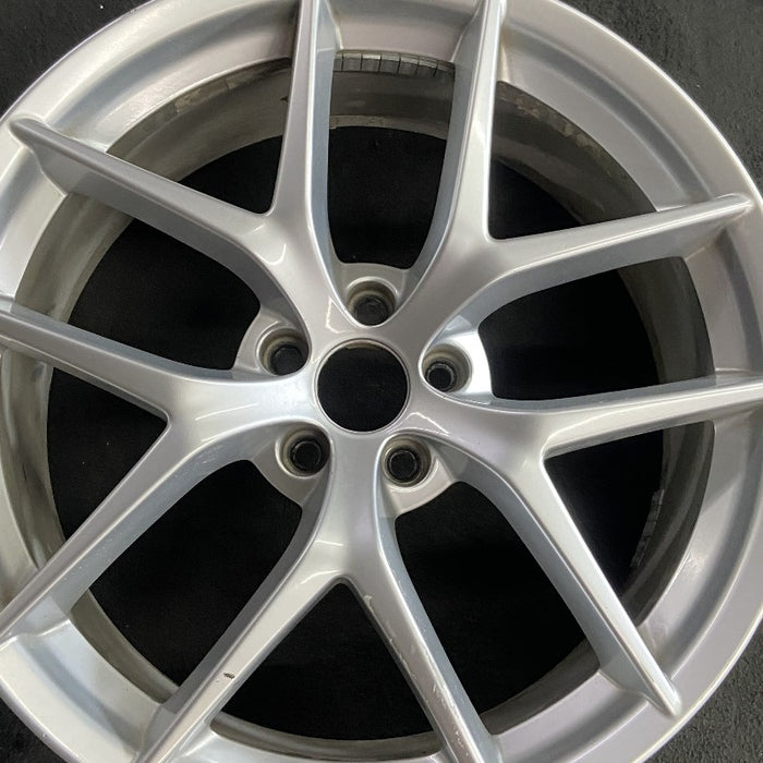 20" STELVIO 18 20x8.5 5 spoke Y spoke Original OEM Wheel Rim - Angle View