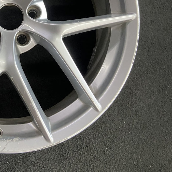 20" STELVIO 18 20x8.5 5 spoke Y spoke Original OEM Wheel Rim - Back View