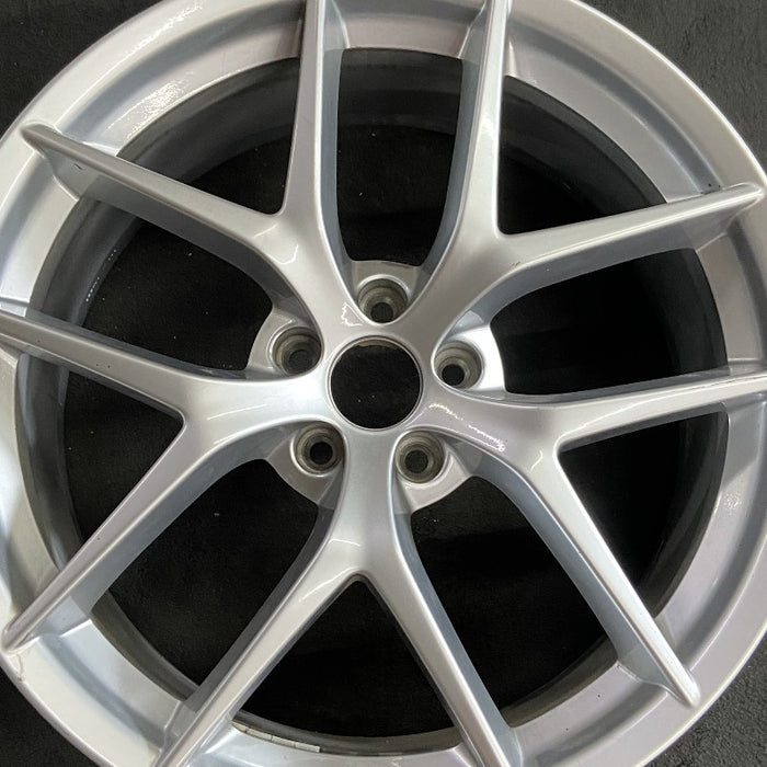 20" STELVIO 18 20x8.5 5 spoke Y spoke Original OEM Wheel Rim - Angle View