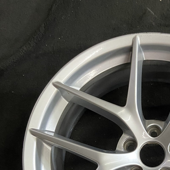 20" STELVIO 18 20x8.5 5 spoke Y spoke Original OEM Wheel Rim - Side Profile