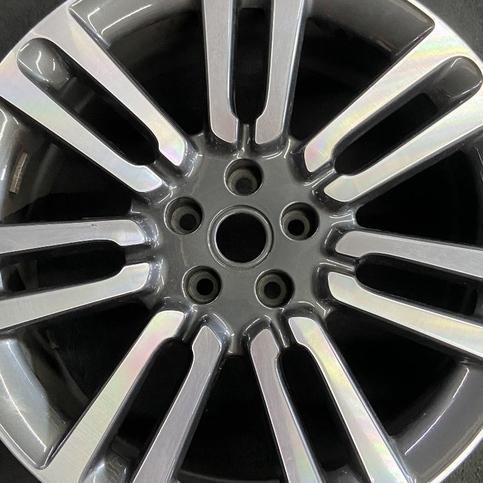 21" RANGE ROVER 22 21x8.5 7 spoke Original OEM Wheel Rim - Angle View