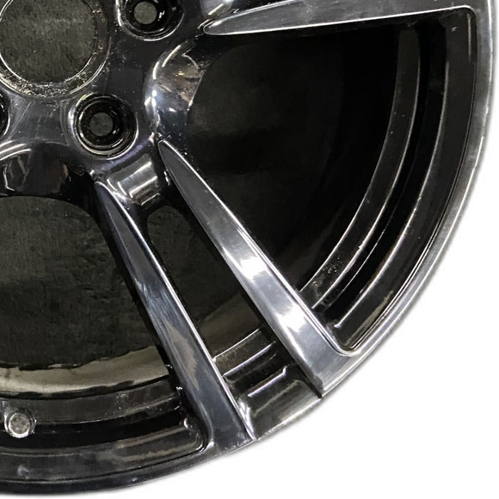 19" PORSCHE CAYMAN 11-12 19x8 straight spoke design Original OEM Wheel Rim - Close-Up Detail
