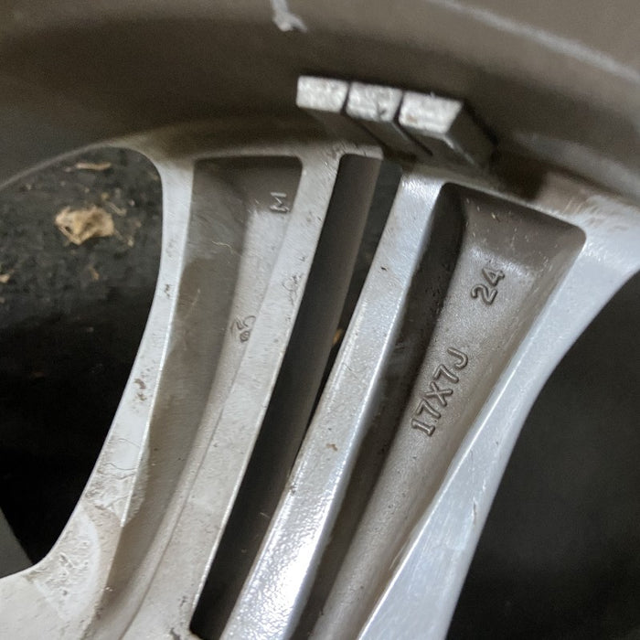 17" CHARGER 19-23 17x7 alloy 5 split spoke opt WAE Original OEM Wheel Rim