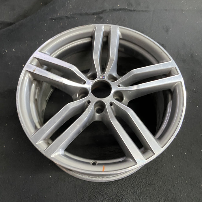 19" BMW X6 15-19 19x9 , , double spoke, 48mm offset Original OEM Wheel Rim - Side Profile