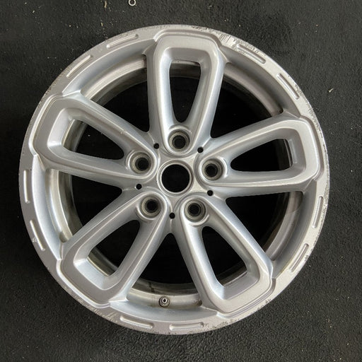 17" COUNTRYMAN 15-17 17x7 triangle spoke silver Original OEM Wheel Rim - Front View
