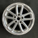 17" COUNTRYMAN 15-17 17x7 triangle spoke silver Original OEM Wheel Rim - Front View
