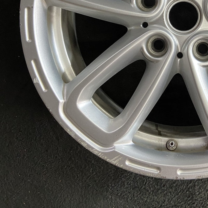 17" COUNTRYMAN 15-17 17x7 triangle spoke silver Original OEM Wheel Rim - Additional View