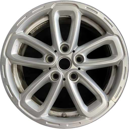 17" COUNTRYMAN 15-17 17x7, triangle spoke, silver Original OEM Wheel Rim - Front View