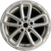 17" COUNTRYMAN 15-17 17x7, triangle spoke, silver Original OEM Wheel Rim - Front View
